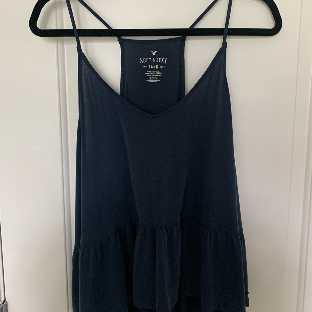 American Eagle Navy Tank Top